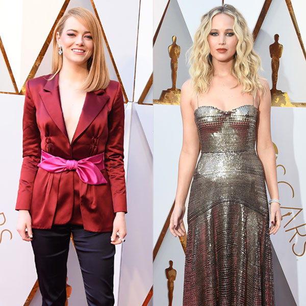 Emma Stone, Jennifer Lawrence Emma Stone, Jennifer Lawrence